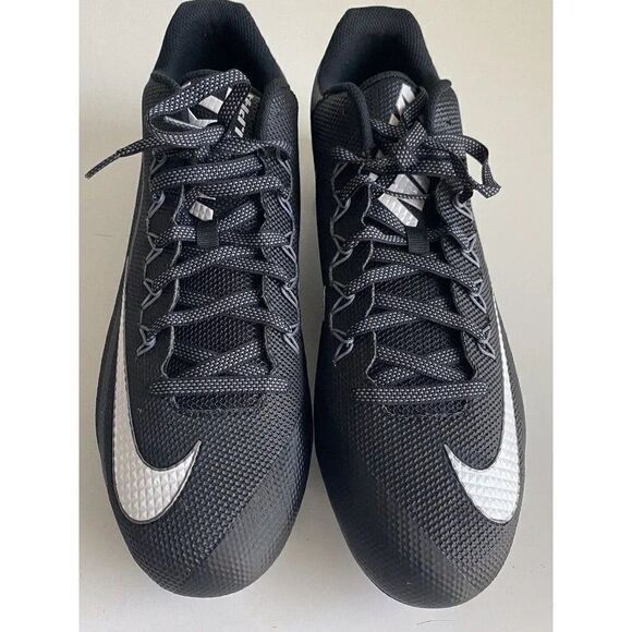 Nike Men's SIZE 15 Alpha Pro 2 TD Black Football Cleats 719930-010 - Picture 2 of 11